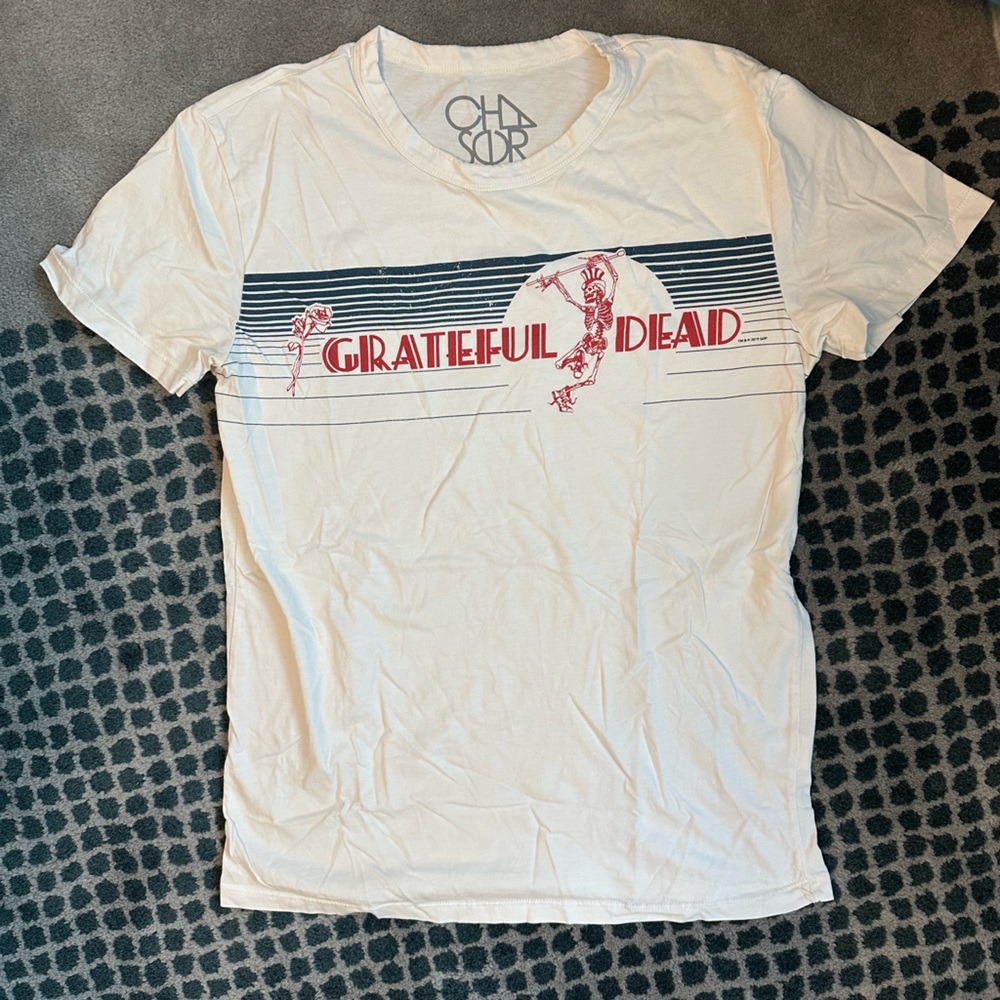 Chaser White Grateful Dead Tee